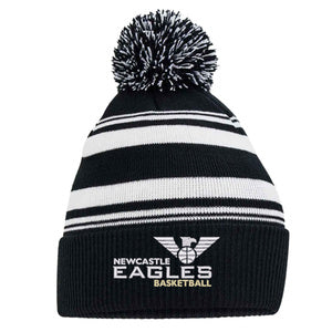 Striped Fan Beanie