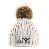 Faux Fur Pom Pom Beanie