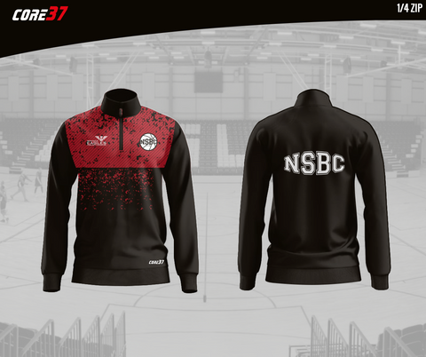 North Shields Basketball Club Team 1/4 Zip