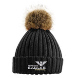 Faux Fur Pom Pom Beanie